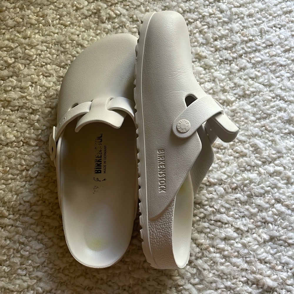 Birkenstock rubber Bostons size 39